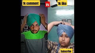Pagg vs Pagg tutorial How to tie  tutorial #turban #pagglovers #turbantutorial #turbantying