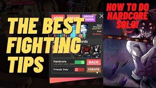 How to do Hardcore Dimension Solo Best Fighting Tips On Anime Dimensions Simulator #shorts