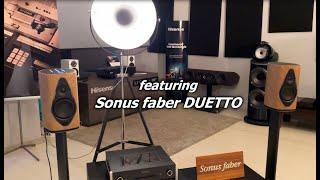 WELCOME BACK! by Sound Sommelier | Sonus faber DUETTO active speakers 4Kᵁᴴᴰ