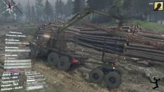 SpinTires #1 как загрузить бревна в лесовоз!