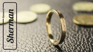 Simple coin ring