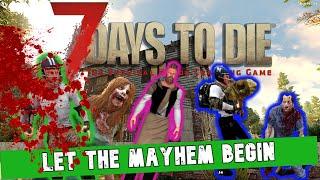 A NEW BEGINNING! | 7 Days To Die Multiplayer Gameplay Miketanic's 7D2D Server Zombie Survival | EP1