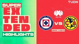 SUPER EXTENDED HIGHLIGHTS | Cruz Azul 3-4 América | Liga Mx -AP2024 - Semifinal - Vuelta | TUDN