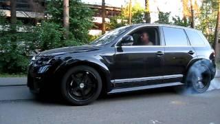 Touareg W12 twin turbo testing, RWD mode