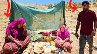 Medina's courage in building a shelter to save her daughter in the mountains