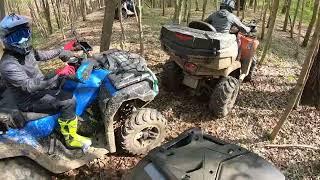 ATV Rollover  Difficult Hill Climbs | CF Moto Team