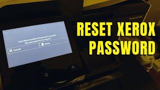 How to Reset the Password on your Xerox Printer (VersaLink C405)