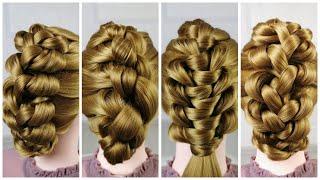 3 non-trivial UPDO hairstyles! We don't weave braids, we tie knots. 3 COOL WAYS!