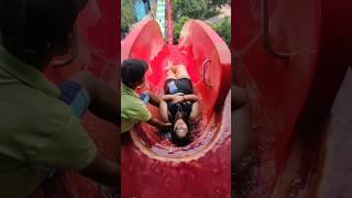 Wet N Joy water splash on people heavy water flow slide #waterpark #atlanticwaterparkdelhi