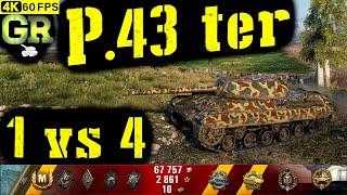 World of Tanks P.43 ter Replay - 7 Kills 4.1K DMG(Patch 1.4.1)