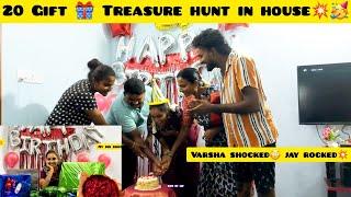 Varsha 20 Birthday gift  kandu pudikanuma Fun filled Treasure  Hunt game  #lifeofjay