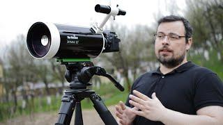 Skymax 127 Maksutov, Unboxing, Attaching a Dslr, First Impressions