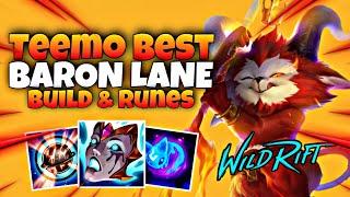 My BEST BUILD for Baron Teemo - WILD RIFT