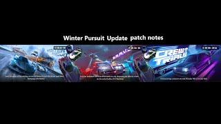 Winter Pursuit Update | patch notes | Need For Speed: No Limits