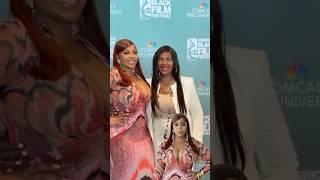 Ashanti and her momager at the 2025 American Black Film Festival #tamtonight