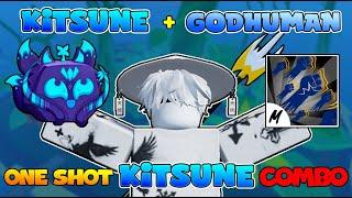 BEST ONE SHOT KITSUNE COMBO!! | Bounty Hunt | Blox fruits 