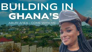 Building My Dream Home in Ghana! Visiting My Construction Site in Aburi