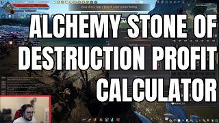 Black Desert Alchemy Stone of Destruction Profit Calculator!