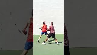 Gio and tavo are a great team.. top 5? #handball #wallball #nycsports #handballhighlights #handb...