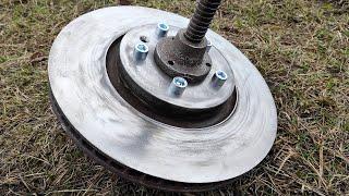 Top Idea From An Old Car Brake Disc!! Powerful Pipe Vise From Car Brake Disc!!