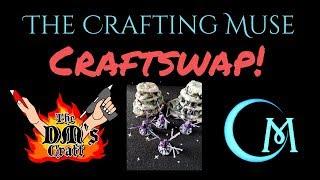 Violet Fungus Miniatures for Dungeons & Dragons- Craftswap with The Dm's Craft aka DM Scotty!