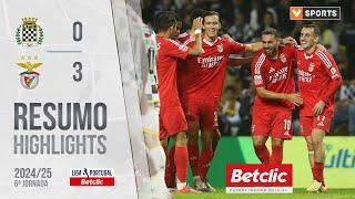 Resumo: Boavista 0-3 Benfica (Liga 24/25 #6)