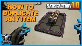 How to Duplicate Any Item in Satisfactory 1.0 - Quick and Easy Guide - Guides & Tips