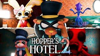 Hopper's Hotel 2 Full Walkthrough + All Bosses + All Jumpscares