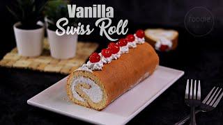 Vanilla Swiss Roll Cake - Basic Swiss Roll Recipe