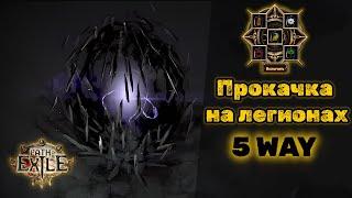 PoE  - Гайд - Быстрая Прокачка на Легионах - 5 WAY