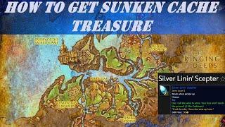 How to get Sunken Cache Treasure in Hallowfall | Silver Linin' Scepter Toy | speak Sky-Captains