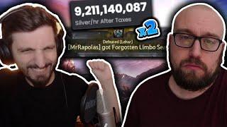 Rapolas gets 9.2 Billion Silver/hr While Claiming I'M RNG Carried