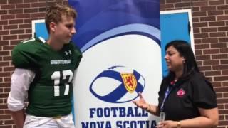 Postgame interview with Saskatchewan QB Josh Donnelly