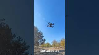 Insta360 x4 follows DJI FPV Drone - Insta Studio A.I. Deep Tracking #insta360x4 #dji #fpv #drone