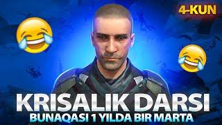 KRISALIK DARSI / 4-KUN / BUNAQASI HALI BO'LMAGAN / PUBG MOBILE