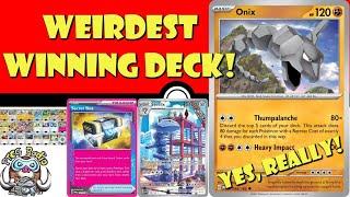 Weirdest Winning Pokémon TCG Deck! Onix is Winning with 20 Useless Pokémon! (Pokemon TCG News)