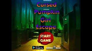 cursed pumpkin girl escape video walkthrough