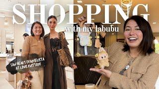 Shopping at Louis Vuitton Greenbelt with my Labubu + Saw Heart Evangelista! | Anna Magkawas