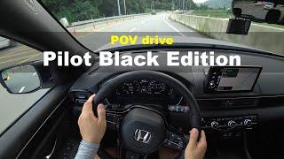 2024 Honda Pilot V6 3.5 Black Edition POV drive