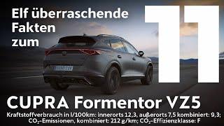 CUPRA Formentor VZ5 – 1️⃣1️⃣ Fakten, die du % noch nicht wusstest! 