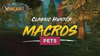 Classic Hunter Macros - Pets (Dismiss Your Pet for Free!)