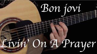 Kelly Valleau - Livin' On A Prayer (Bon Jovi) - Fingerstyle Guitar