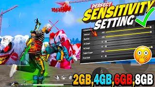 Best Sensitivity Setting For Headshot️ 2GB - 3GB - 4GB RAM || FREE FIRE