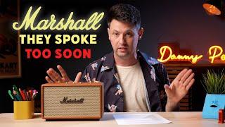 The terrible truth of why you can't pair your marshall speakers!