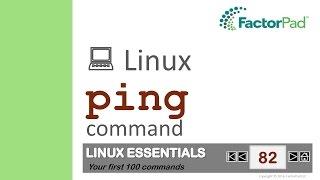 Linux ping command summary with examples