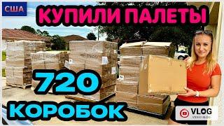 Купили палеты на аукционе. 720 коробок Доставка с приключениями. Жизнь после урагана Milton.Флорида