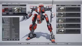 "DUAL GEAR" Close-Alpha 0.86 Mech Customization Preview #01