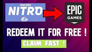 How To Get Discord Nitro For Free From Epic Games !! | Claim Now |