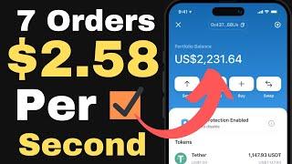 7 Orders Earn $2.58 to $7,388 Per Minute | PROOF | Make Money Online 2024 | Instant Withdraw Wallet