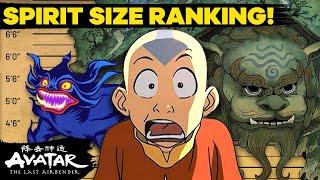 Ranking Every Spirit in Avatar & Legend of Korra By SIZE! 